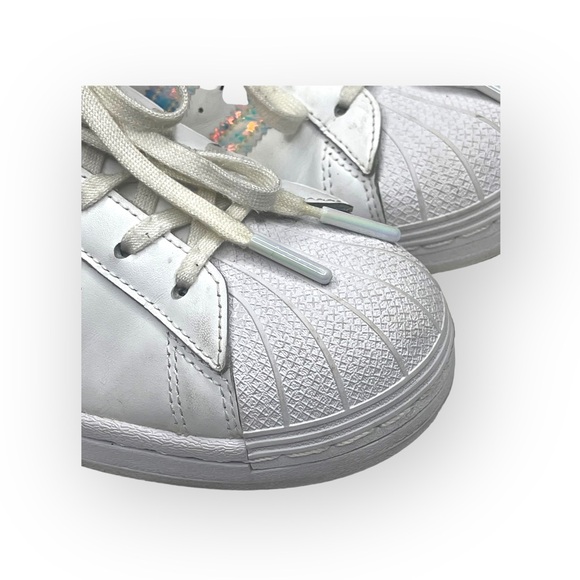 adidas x stan smith ★ Superstar J VS Superstan Sneakers ★ White Iridescent ★ 4.5 - Picture 10 of 16